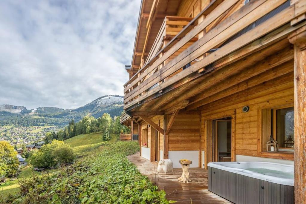 Chalet 1100 - Bo Immobilier Chatel - A Mi-Chemin Du Centre Et Du Linga - Jacuzzi Sauna Et Cheminee Zewnętrze zdjęcie