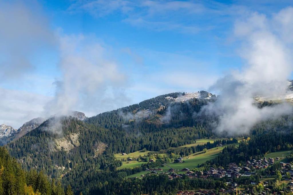 Chalet 1100 - Bo Immobilier Chatel - A Mi-Chemin Du Centre Et Du Linga - Jacuzzi Sauna Et Cheminee Zewnętrze zdjęcie