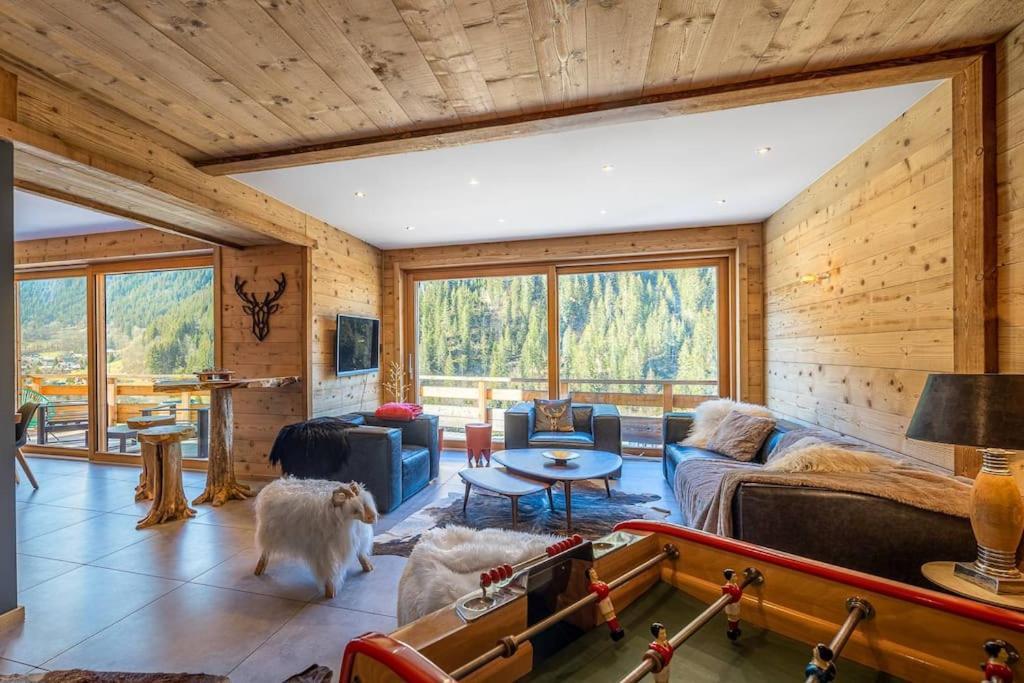 Chalet 1100 - Bo Immobilier Chatel - A Mi-Chemin Du Centre Et Du Linga - Jacuzzi Sauna Et Cheminee Zewnętrze zdjęcie