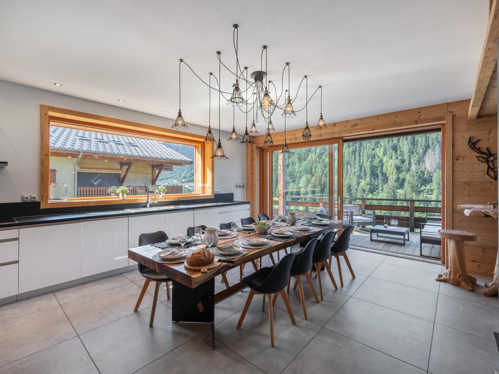 Chalet 1100 - Bo Immobilier Chatel - A Mi-Chemin Du Centre Et Du Linga - Jacuzzi Sauna Et Cheminee Zewnętrze zdjęcie