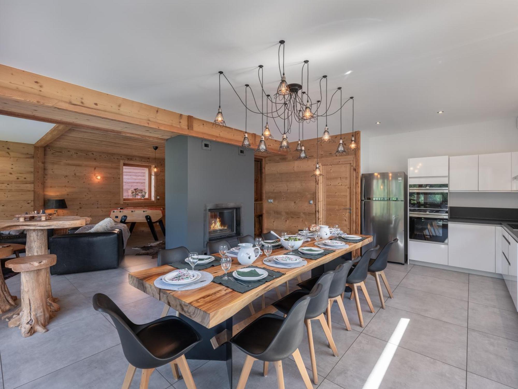 Chalet 1100 - Bo Immobilier Chatel - A Mi-Chemin Du Centre Et Du Linga - Jacuzzi Sauna Et Cheminee Zewnętrze zdjęcie