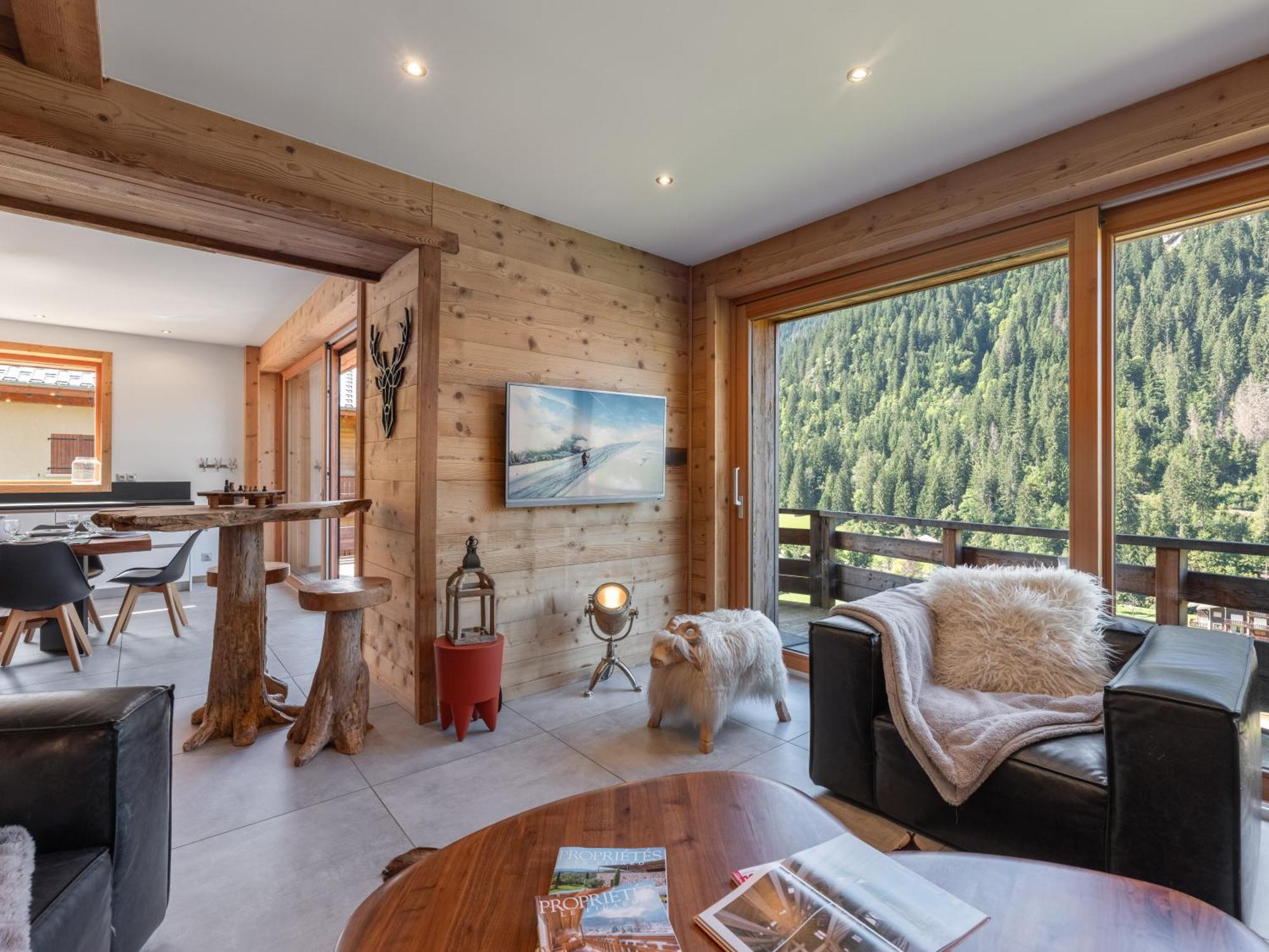 Chalet 1100 - Bo Immobilier Chatel - A Mi-Chemin Du Centre Et Du Linga - Jacuzzi Sauna Et Cheminee Zewnętrze zdjęcie