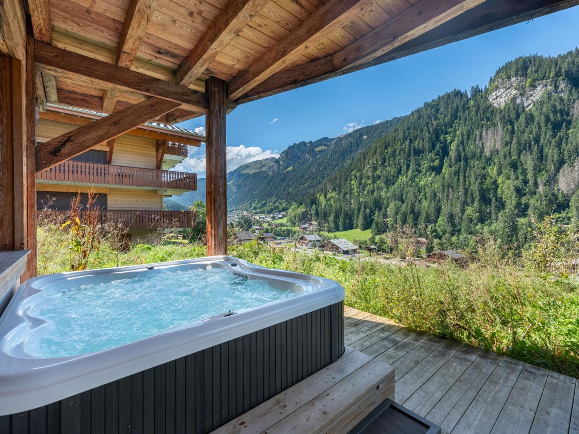 Chalet 1100 - Bo Immobilier Chatel - A Mi-Chemin Du Centre Et Du Linga - Jacuzzi Sauna Et Cheminee Zewnętrze zdjęcie