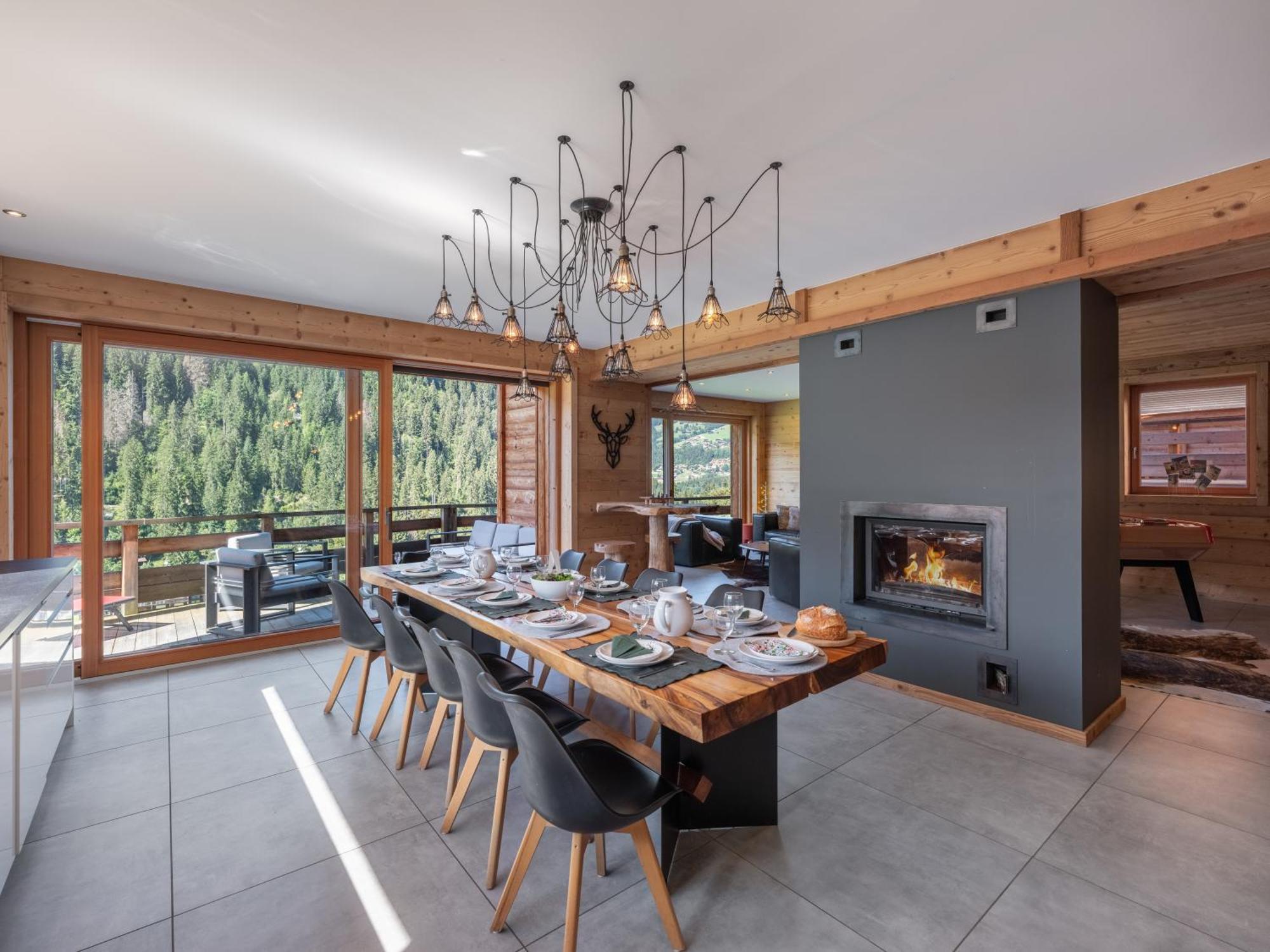 Chalet 1100 - Bo Immobilier Chatel - A Mi-Chemin Du Centre Et Du Linga - Jacuzzi Sauna Et Cheminee Zewnętrze zdjęcie