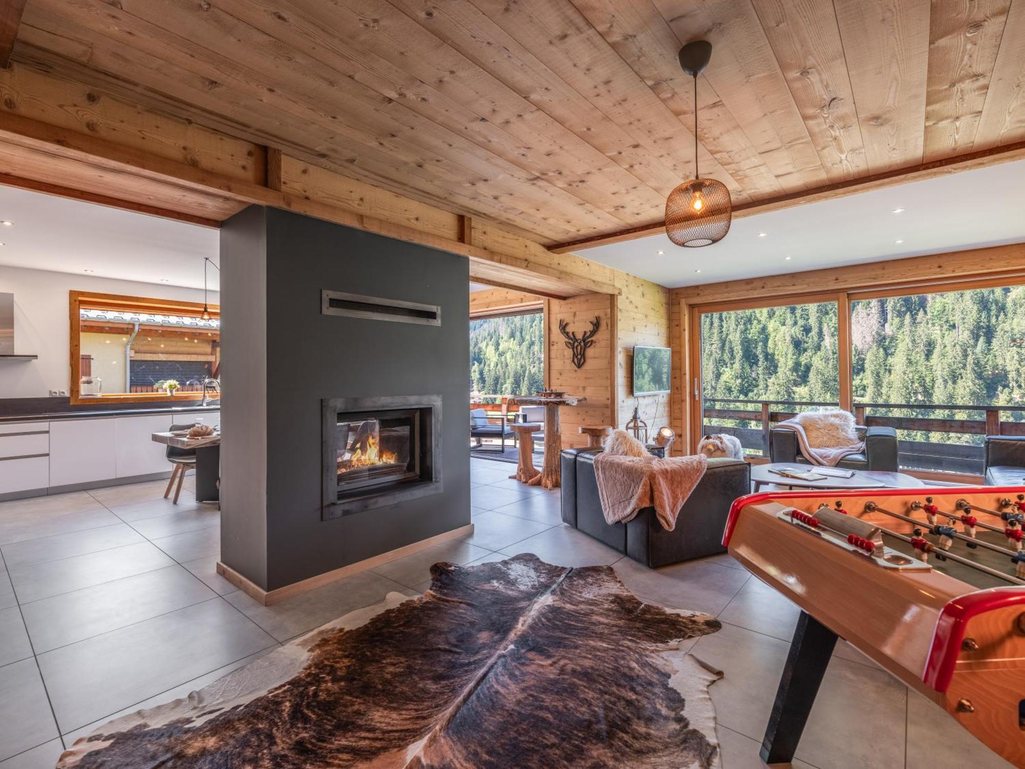 Chalet 1100 - Bo Immobilier Chatel - A Mi-Chemin Du Centre Et Du Linga - Jacuzzi Sauna Et Cheminee Zewnętrze zdjęcie
